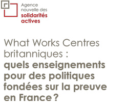Couverture du rapport What Works Centres britanniques : quels enseignements pour des politiques fondées sur la preuve en France?