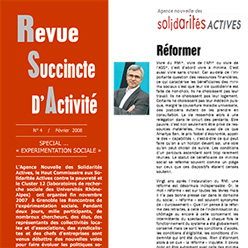 Revue succincte d’activité 2008 couverture