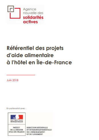 Couverture du rapport référentiel d'aide alimentaire