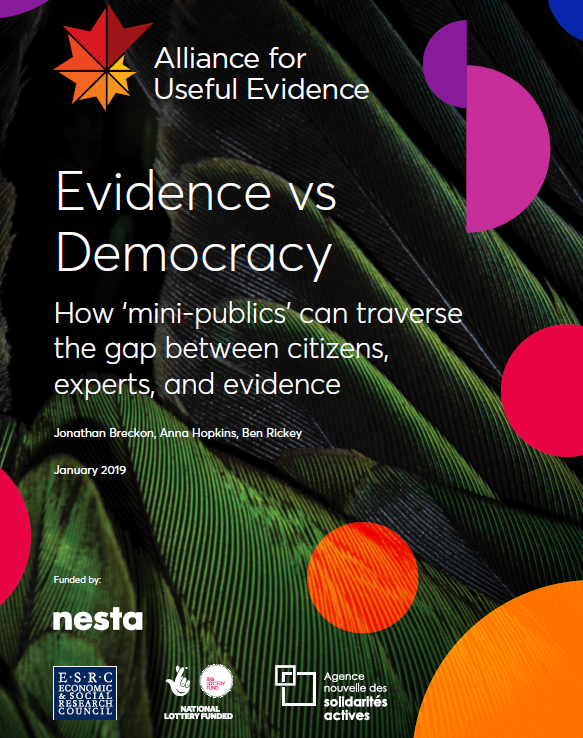 Couverture du Rapport Evidence vs Democracy