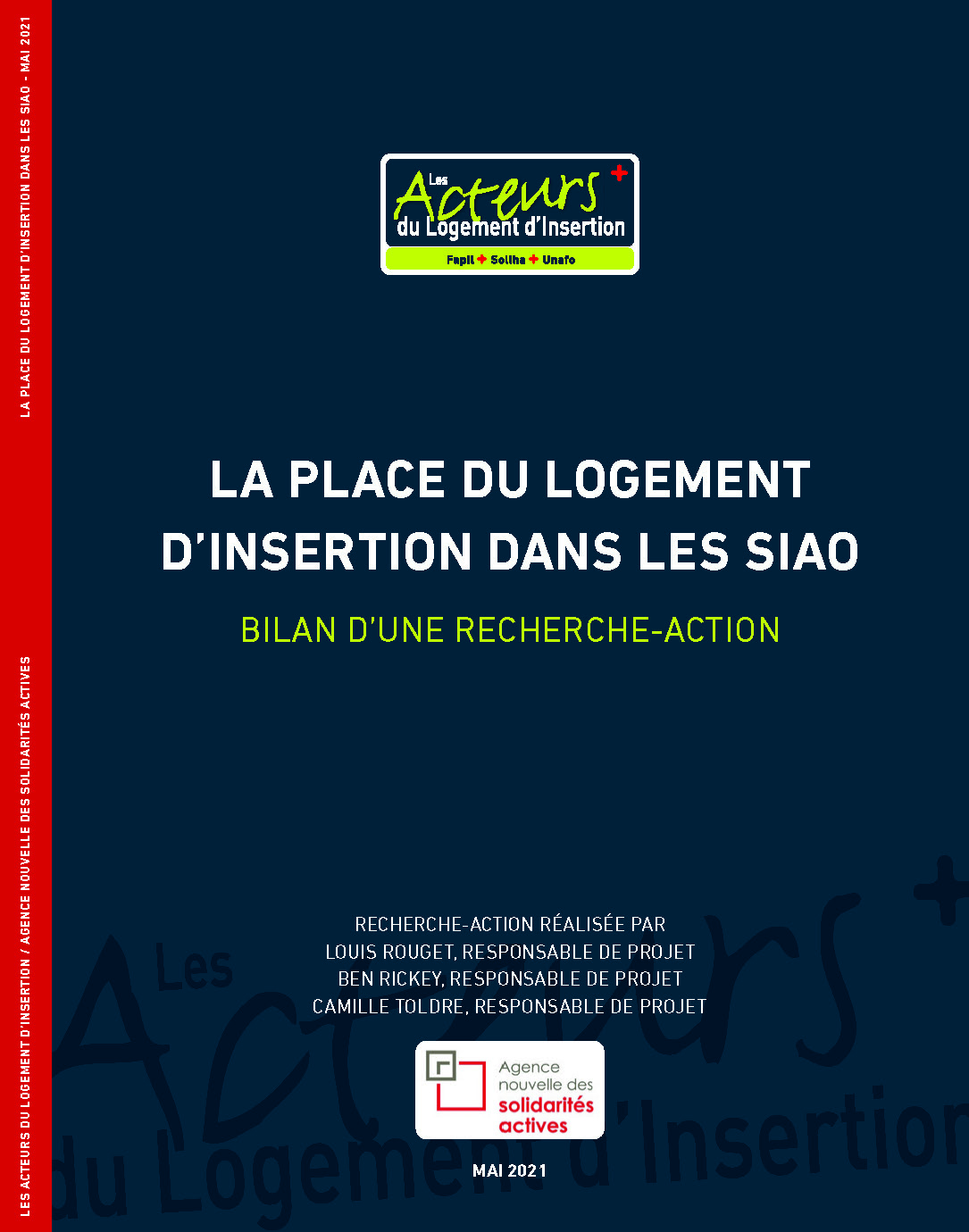 Place logement d'insertion SIAO