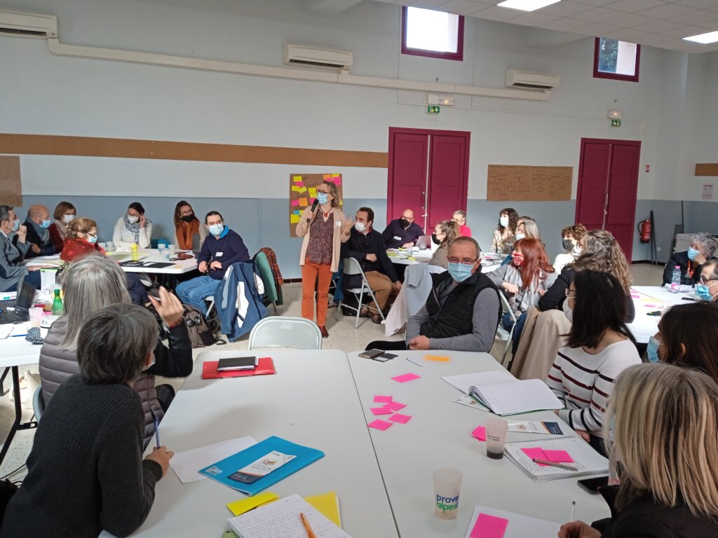 Photo des participants à la formation précarité alimentaire Provence Alpes Agglo