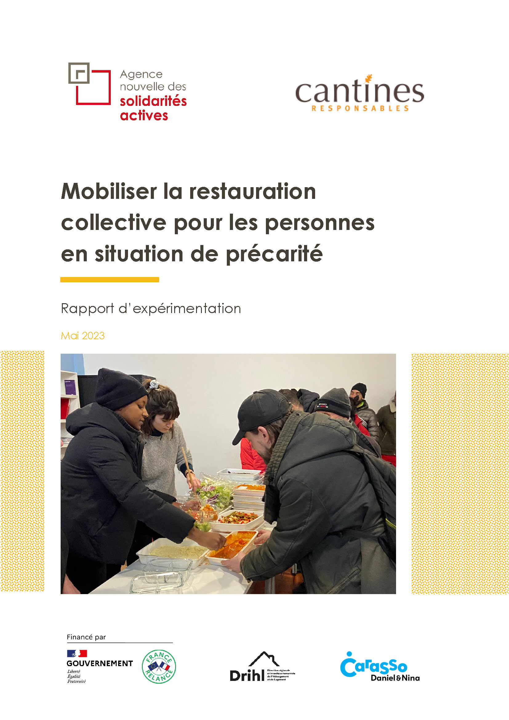Mobiliser les services de restauration collective pour les personnes en situation de pauvreté