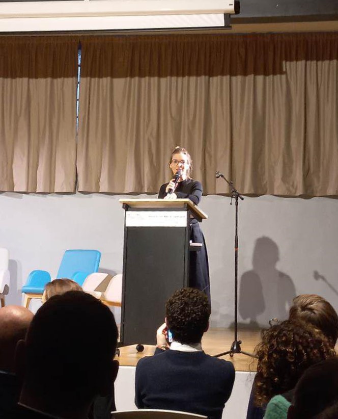 Remise du livre blanc du travail social - photo du discours d'Aurore Bergé