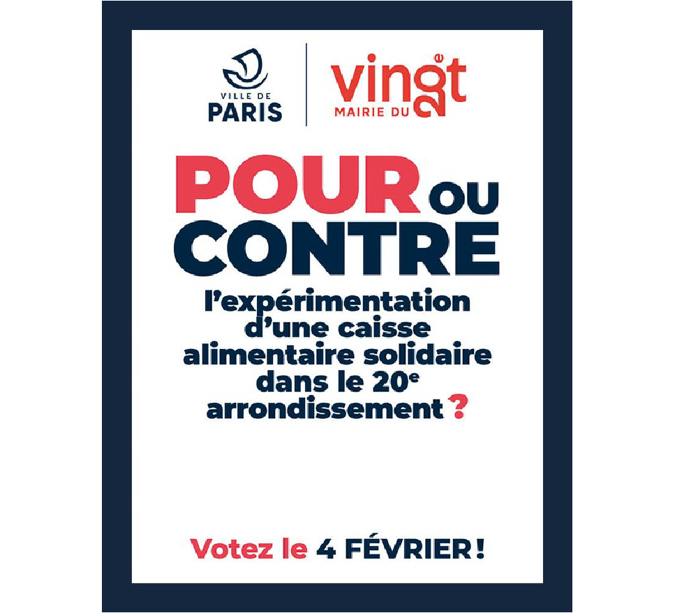 Pour ou contre l'expérimentation d'une caisse alimentaire solidaire ?