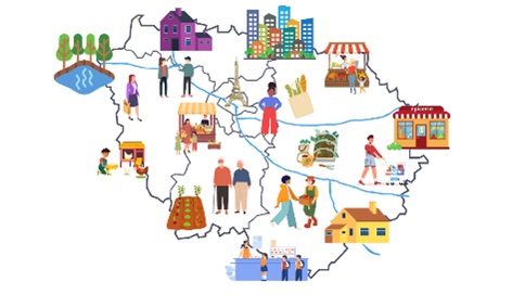 Visuel Webinaires : Les précarités alimentaires en Ile-de-France : comprendre pour agir
