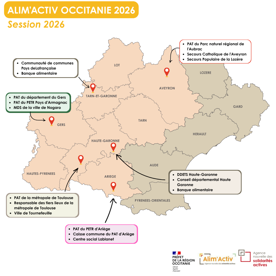 Carte Occitanie Ouest