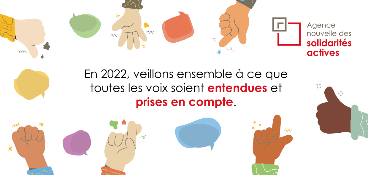 En 2022, veillons ensemble à ce que toutes les voix soient entendues et prises en compte !