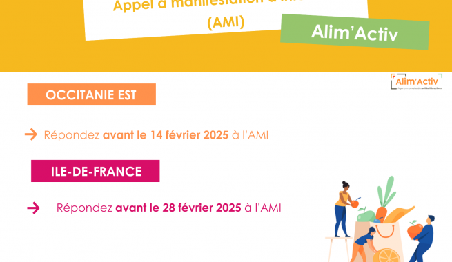 Alim'Activ Occitanie 14/02 Ile-de-France 28/02
