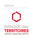 Logo "opéré par la Banque des territoires"