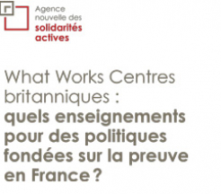 Couverture du rapport What Works Centres britanniques : quels enseignements pour des politiques fondées sur la preuve en France?