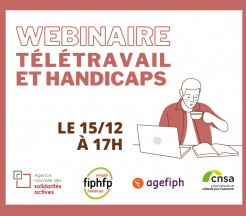 WEBINAIRE Télétravail et handicaps