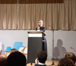 Remise du livre blanc du travail social - photo du discours d'Aurore Bergé