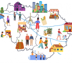 Visuel Webinaires : Les précarités alimentaires en Ile-de-France : comprendre pour agir 